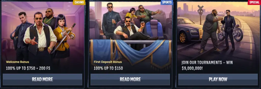 Mafia Casino 3165 bonus